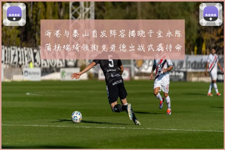 海港与泰山首发阵容揭晓于金永陈蒲杨瑞琦领衔克劳德出战武磊待命替补